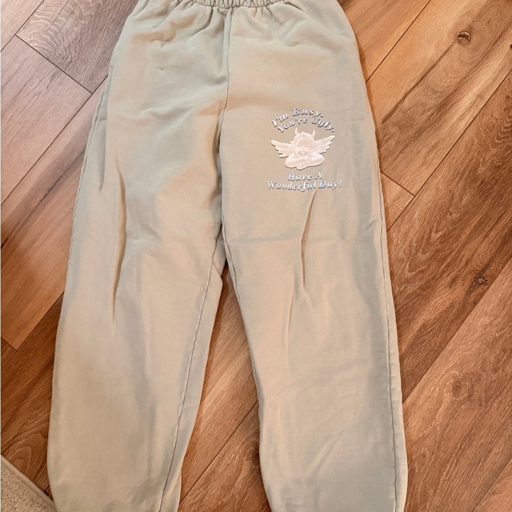 BOYS LIE “I’m busy you’re ugly” Sweatpants Set